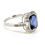 Thumbnail: Sapphire and Diamond Cluster Ring S2.36 D.39 18 carat white gold