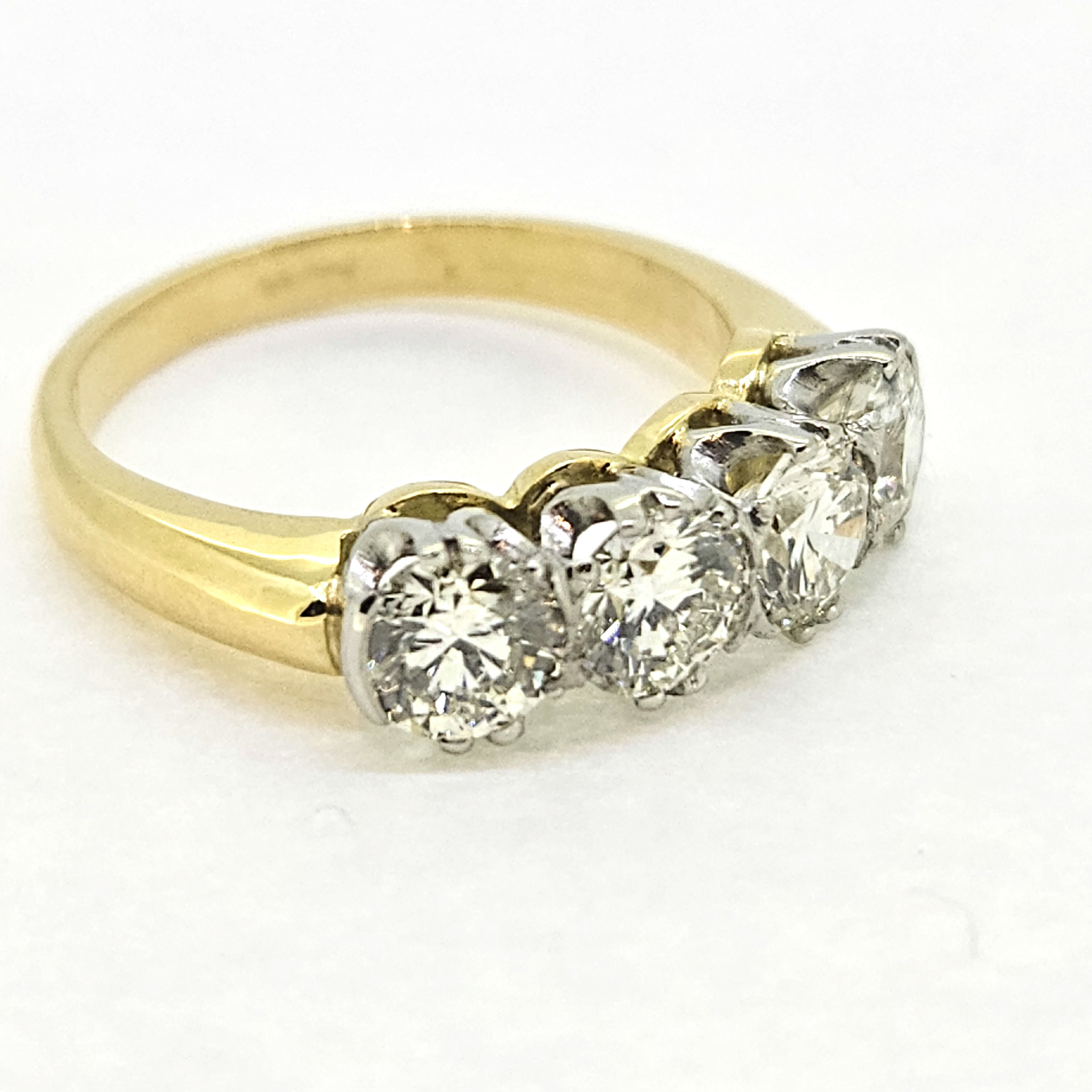 Four Stone Diamond Ring D2.02 18ct/Pt.