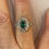 Thumbnail: Emerald and diamond ring E.80Cts D.40Cts