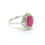 Thumbnail: Ruby and diamond Cluster ring R1.62Cts D0.85Cts