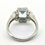 Thumbnail: Aquamarine and Diamond Cluster Ring Aq2.11 D.60 18 carat white gold