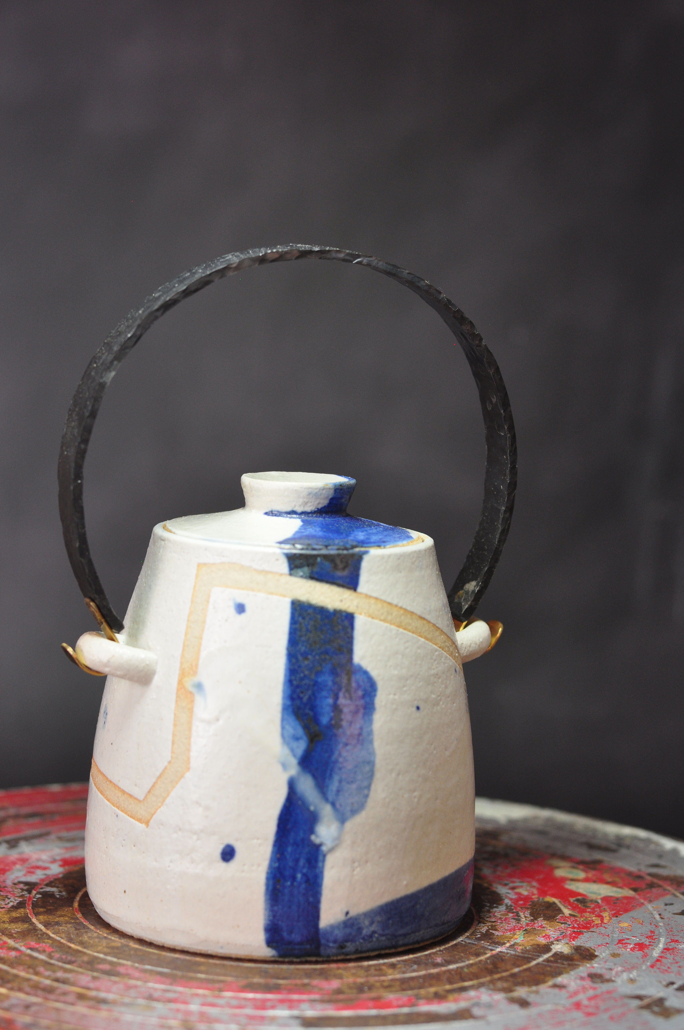 Small Jar with Steel handle