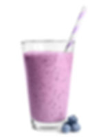 Healthy berry smoothie with spinach