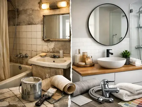 How to Update an Old Bathroom Without Overspending