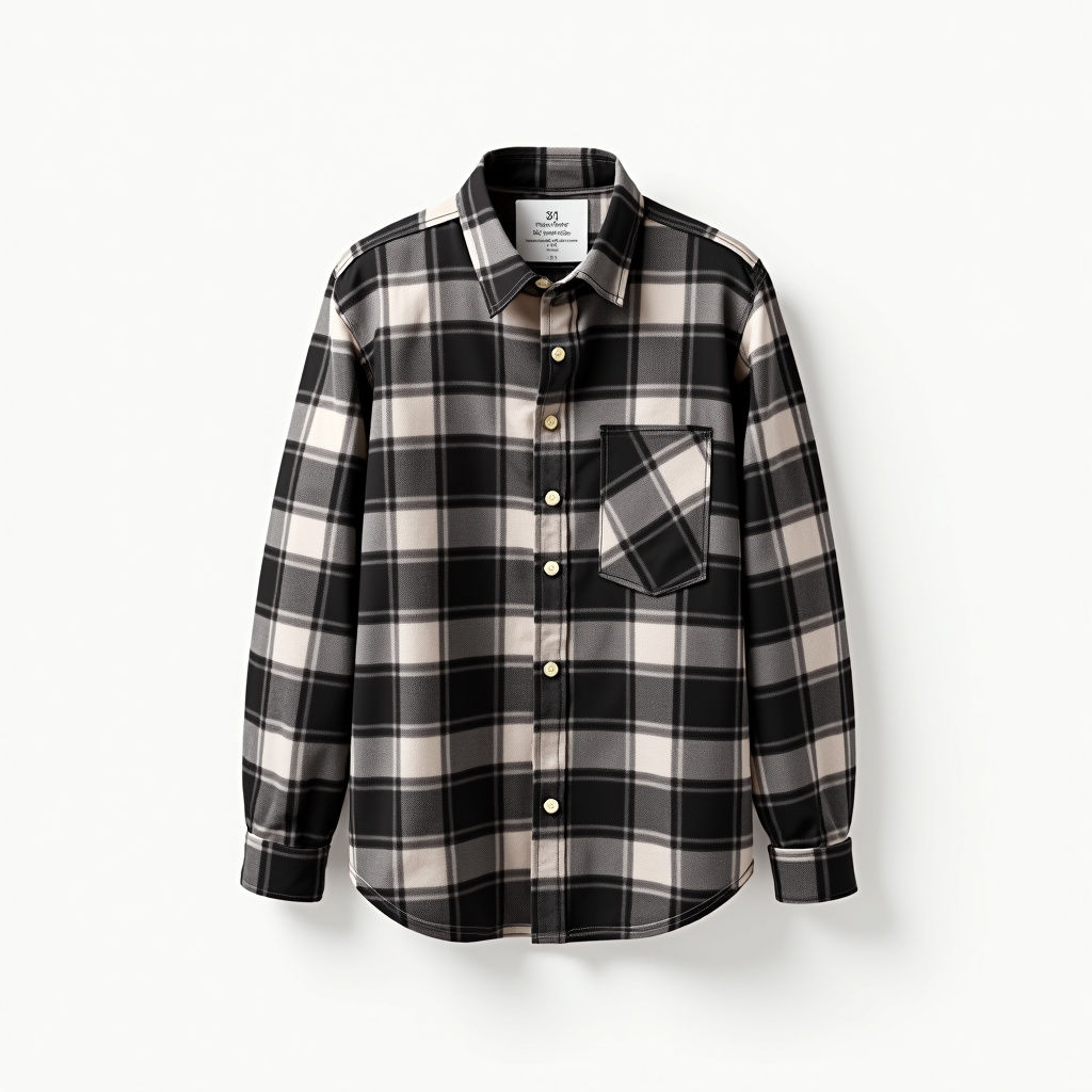 Camisa Flutuante Xadrez