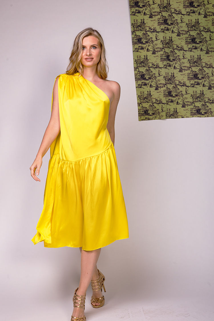 Thumbnail: ZW Kendall One-Shoulder Dress