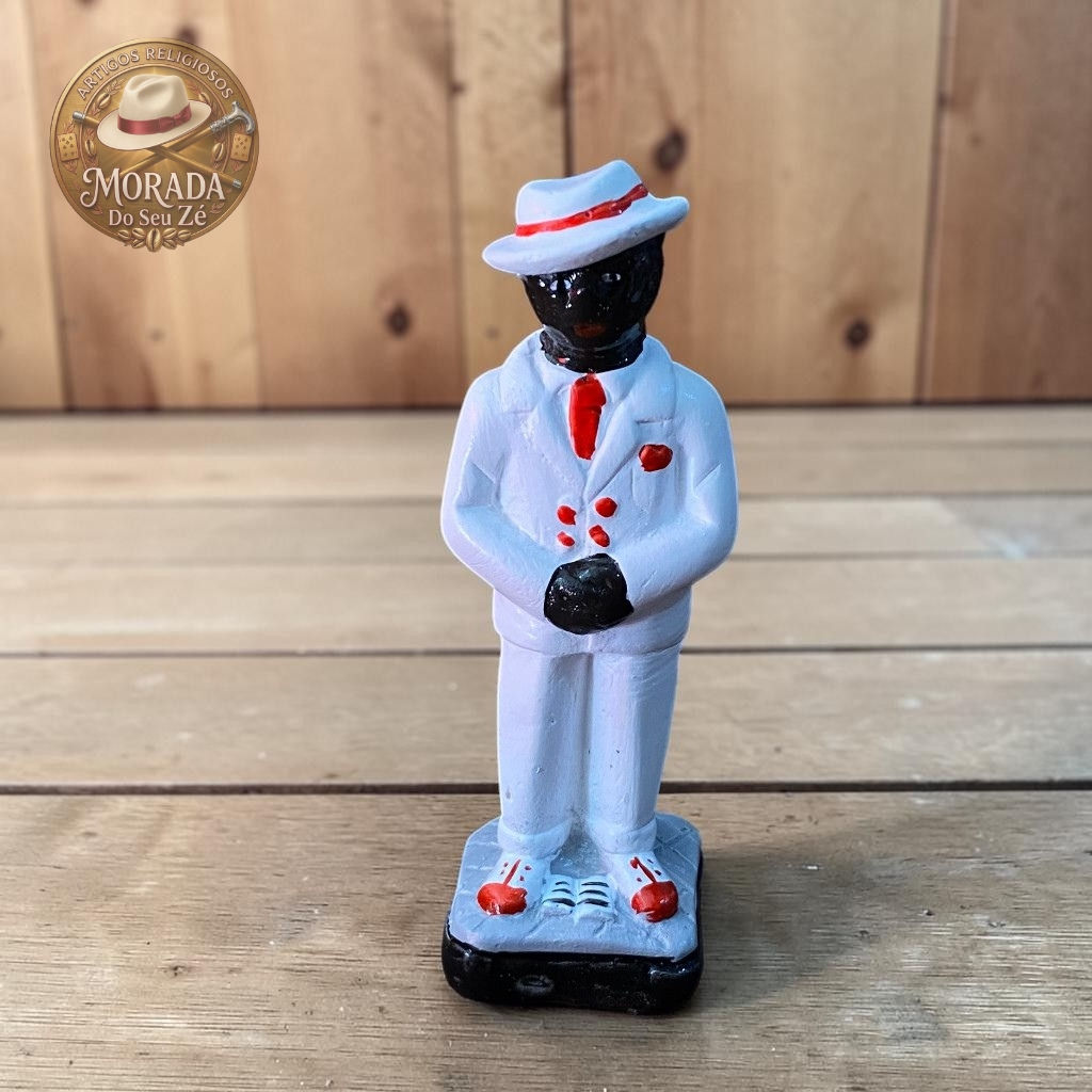 Zé Pelintra Miniatura - Gesso 10cm