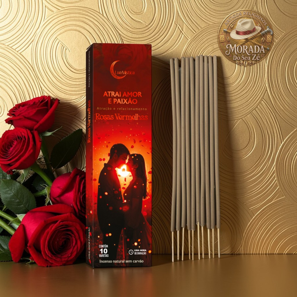 Incenso Natural - Atrai Amor e Paixão