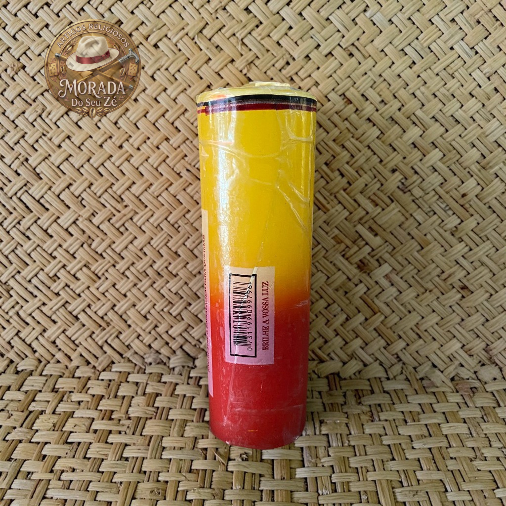 Vela de 7 Dias - Amarela e Vermelha