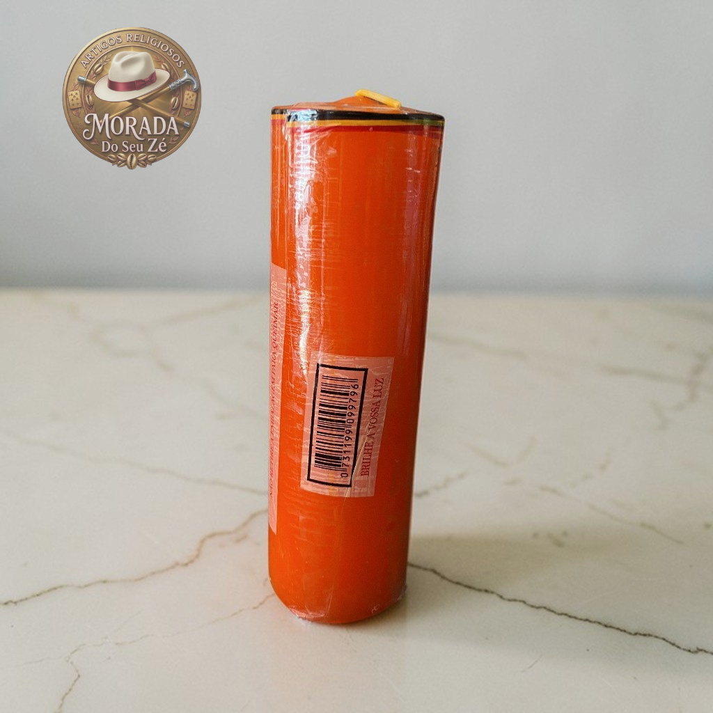 Vela de 7 Dias - Laranja