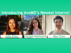 Introducing AvoMD's newest interns!