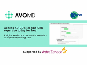 With Support from AstraZeneca, AvoMD Releases KDIGO Guidelines at the Point-of-Care