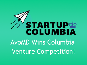 AvoMD Takes 1st Place in the Columbia Venture Competition