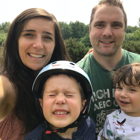 Andi, Briony, Jonah and Elijah (and Max the dog) are coming to Chelmsley Wood