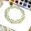 Thumbnail: Schlichtbunt® stencil wreath 5 floral