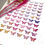 Miniatura: Semplice stencil colorato a forma di farfalla 4 su sfondo DIN A4
