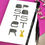 Miniatura: Schlichtbunt® stencil monoblocco POST DI PASQUA //Verticale