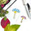 Miniature : Schlichtbunt® pochoir collection d'automne champignons et herbes