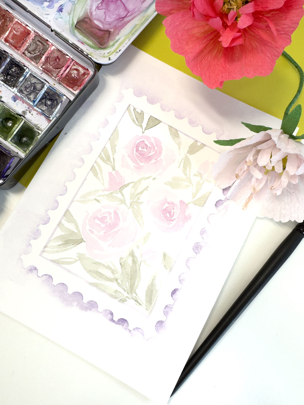 Miniaturbild: Schlichtbunt® Schablone Stamp Stories (rechteckig)