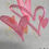 Miniatura: Schlichtbunt® Schillerndes Acryl-Deko " LoopHerz 2"