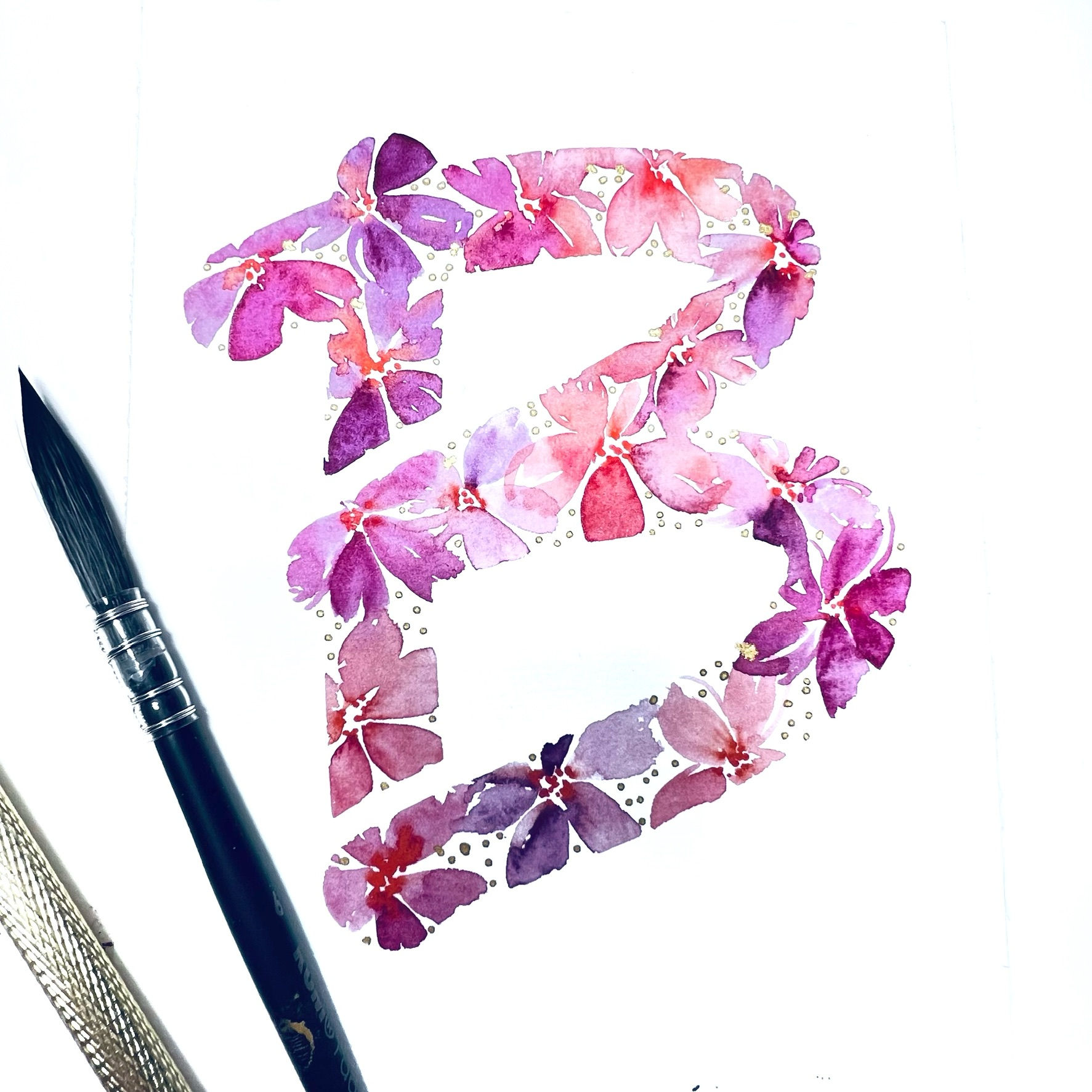 Simple Colorful Stencil Monoline Stencil Alphabet