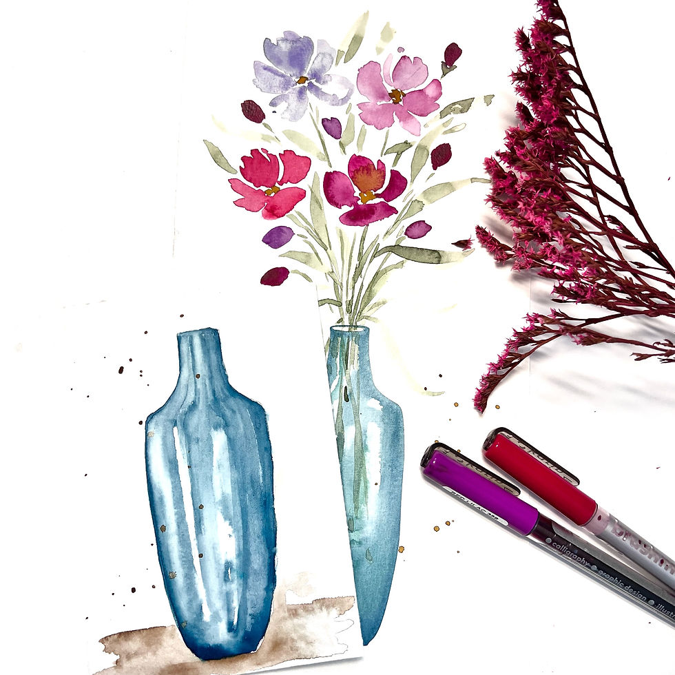 Schlichtbunt® stencil vases & planters motif 2