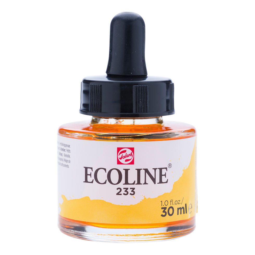 Miniaturbild: Ecoline Flüssige Wasserfarbe Flasche 30 ml // Gelb/Orange