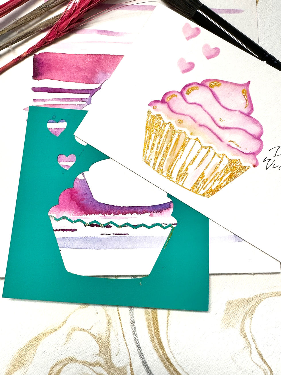 Miniatura: Stampino per cupcake Schlichtbunt® 1