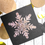 Miniatura: Semplici fiocchi di neve colorati con stencil