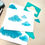 Miniature : Pochoir Schlichtbunt® Nuages individuels sur A4 (Anne Broszies)