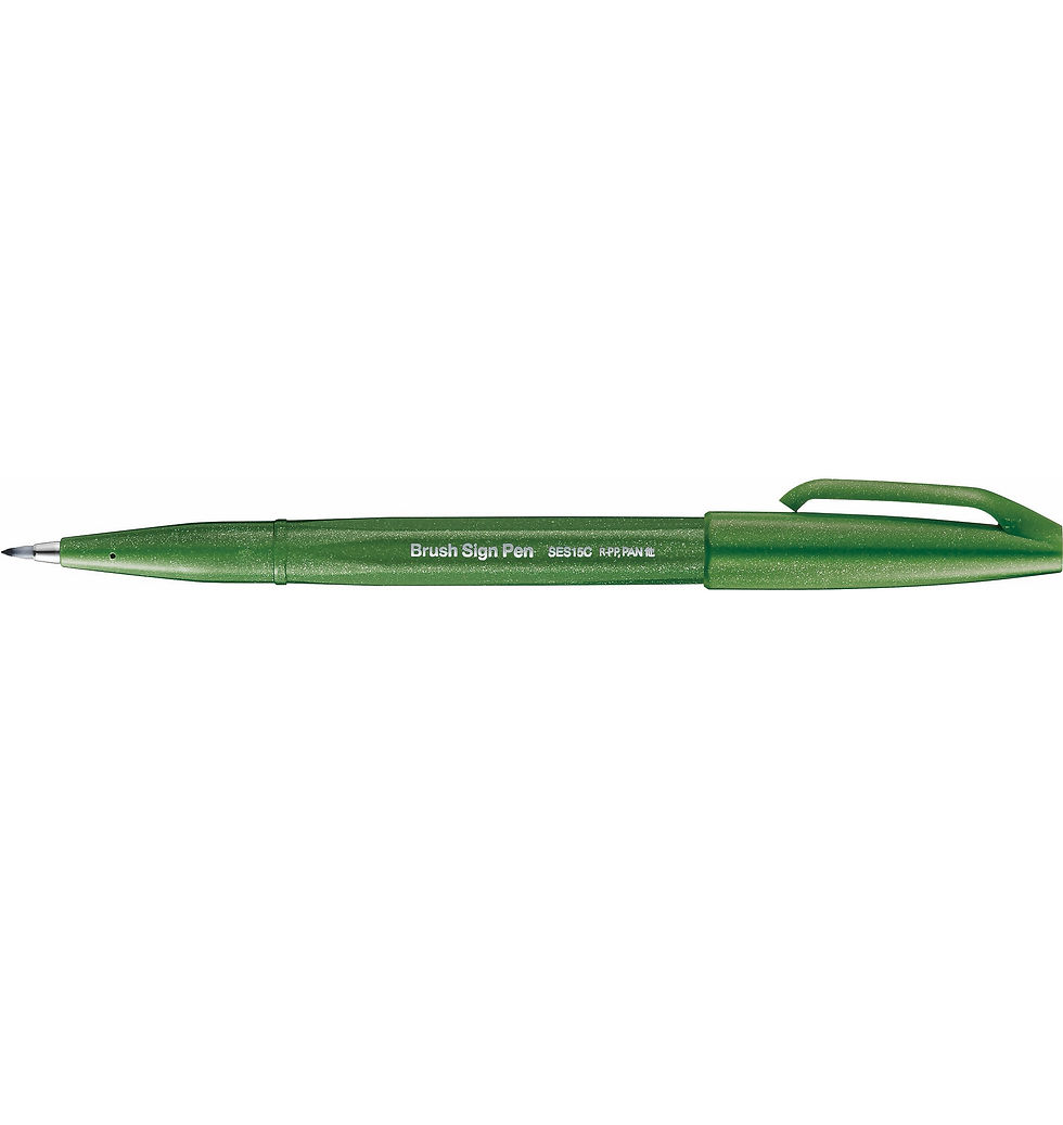 Miniatura: Pentel Brush Sign Pen Pastello, singolarmente o come set