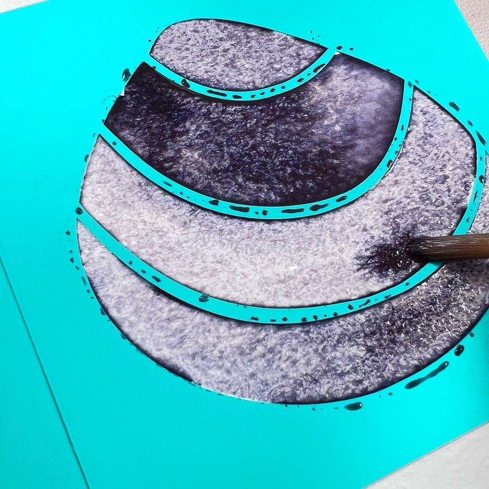 Miniaturbild: Schlichtbunt Schablone Muscheln