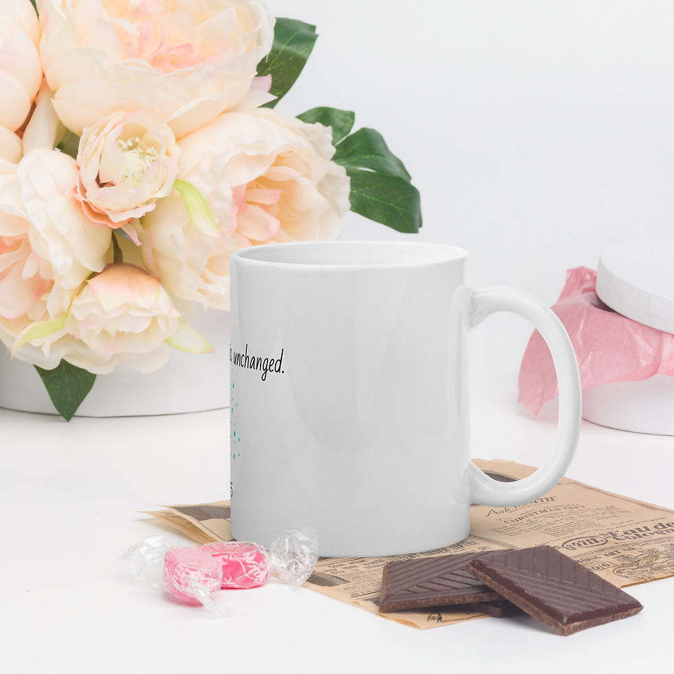 Thumbnail: My mandate is unchanged white glossy mug