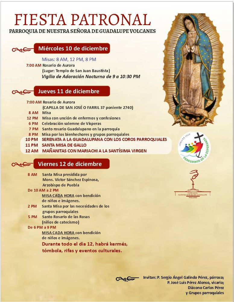 Fiesta Patronal Ntra. Sra de Guadalupe