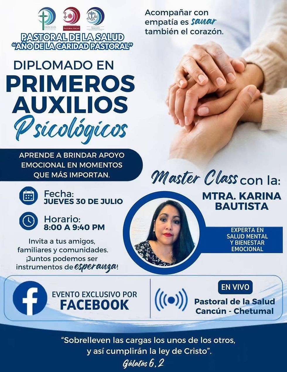 Diplomado en Primeros Auxilios  Psicológicos