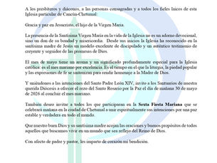 Mensaje pastoral