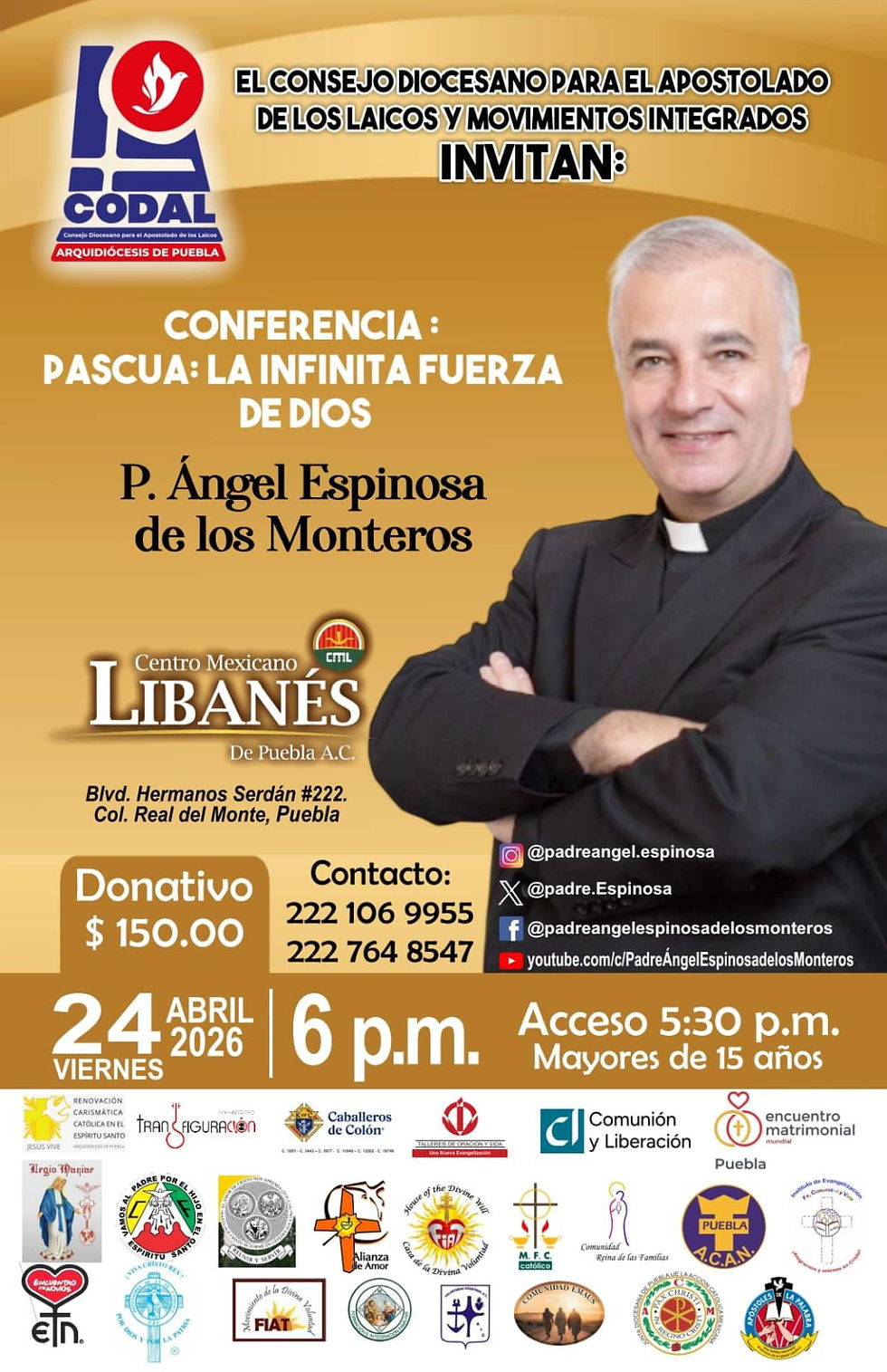 Conferencia: PASCUA: LA INFINITA FUERZA DE DIOS
