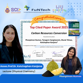 FuNTech Congratulates Assoc. Prof. Dr. Kotchaphan Kanjana on Receiving the Top Cited Paper Award 2025