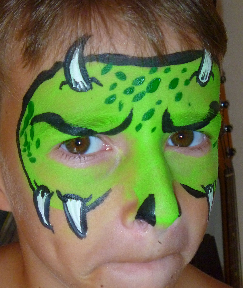 Fast Monster Face Paint