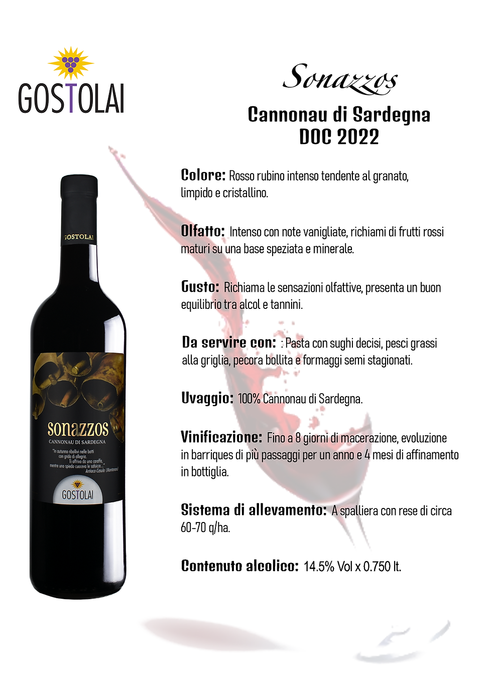 Thumbnail: Cannonau DOC "Sonazzos"
