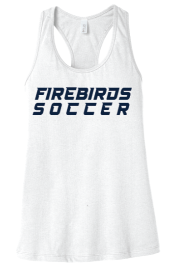 Thumbnail: Fairmont Firebirds Soccer Razor Back Ladies Tank