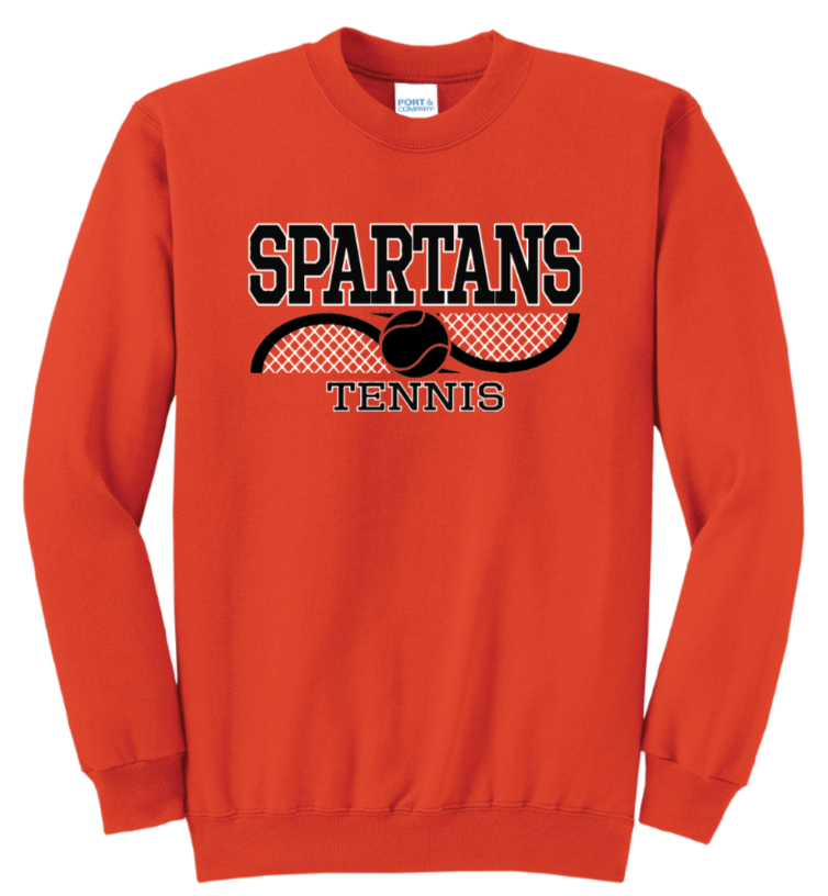 Thumbnail: WHS Spartans TENNIS Tshirt, Hoodie and Crewneck