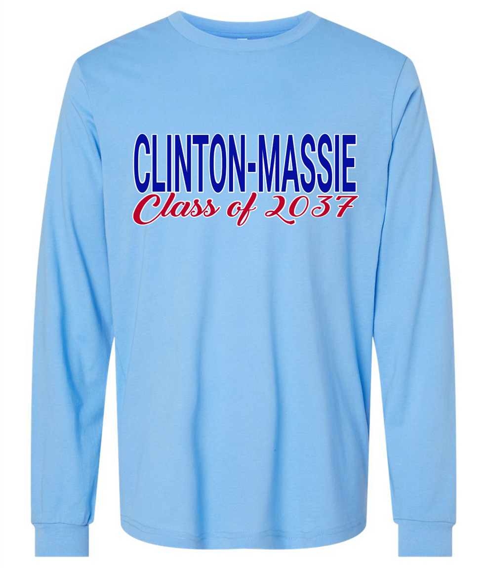 Thumbnail: Clinton-Massie Class of 20XX Long Sleeve TshirtTshirt