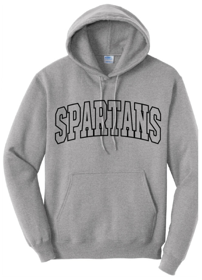 Thumbnail: WES PTO Arched Spartans or Waynesville Hoodies and Crewnecks