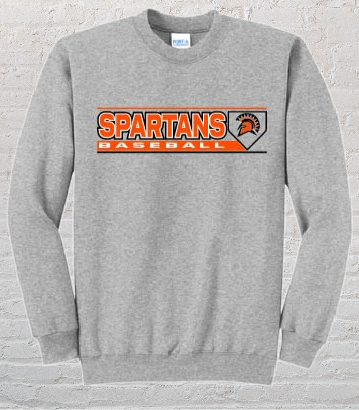 Thumbnail: Spartans Baseball Hoodie & Crewneck
