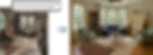 A before-and-after comparison of a living room, with the left side showing a cluttered, worn-out space and the right side revealing a bright, organized interior featuring modern furniture—demonstrating how Architect GPT can transform design prompts into clean, livable environments through AI-powered interior editing.