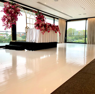 Aqua Luna Wedding Dance Floor