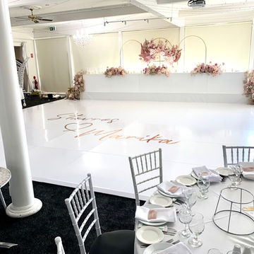 Wedding Dance Floor Wrap Panorama House