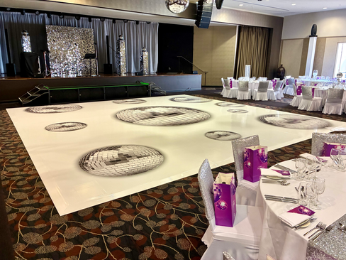 Custom Printed Wedding Dance Floor Wraps Canberra