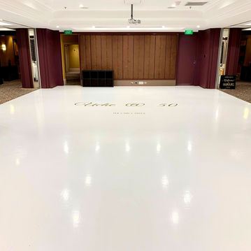 White Gloss Dance Floor Canberra